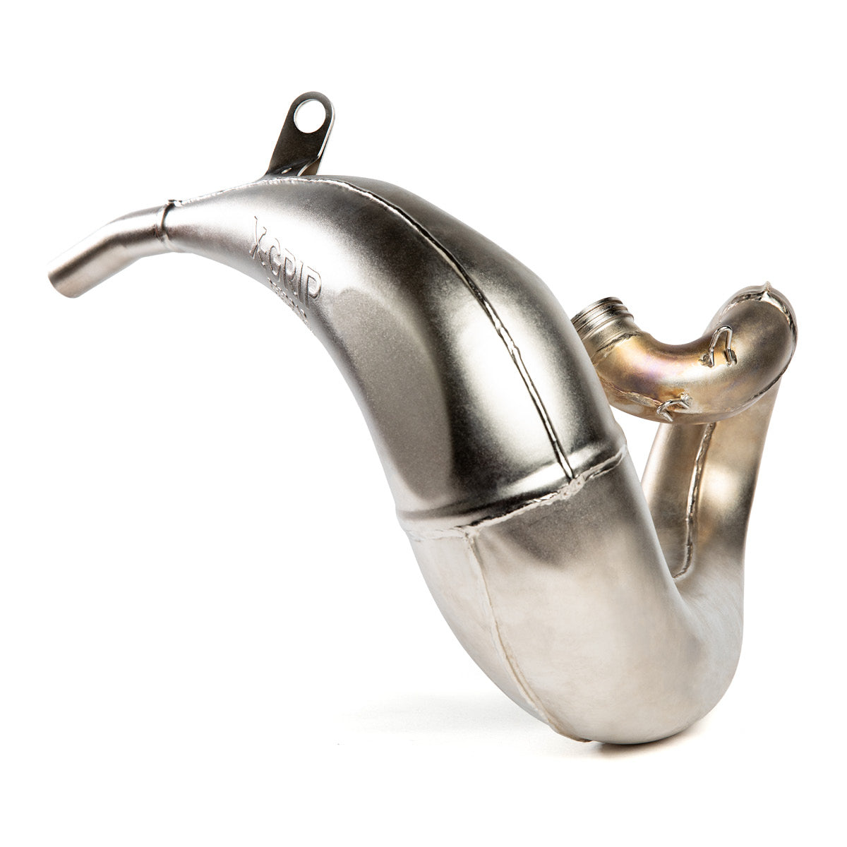 Pot d'échappement 2 temps X-GRIP XG-2215 nickelé pour KTM 250 300 EXC SX Husqvarna TE TC GasGas EC MC - vue d'ensemble