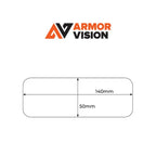 Pack x3 Film Hydrophobe 50mm ARMOR VISION