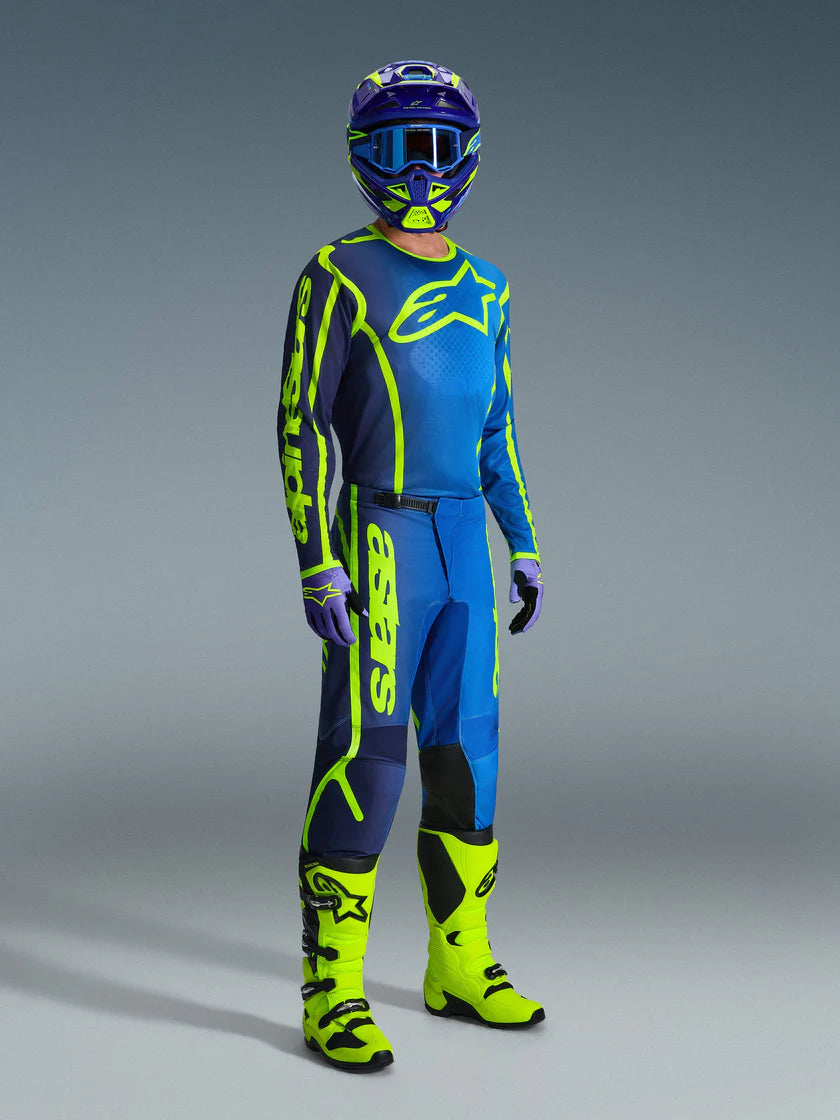 Tenue Cross Complète Fluid Apex Bleu ALPINESTARS