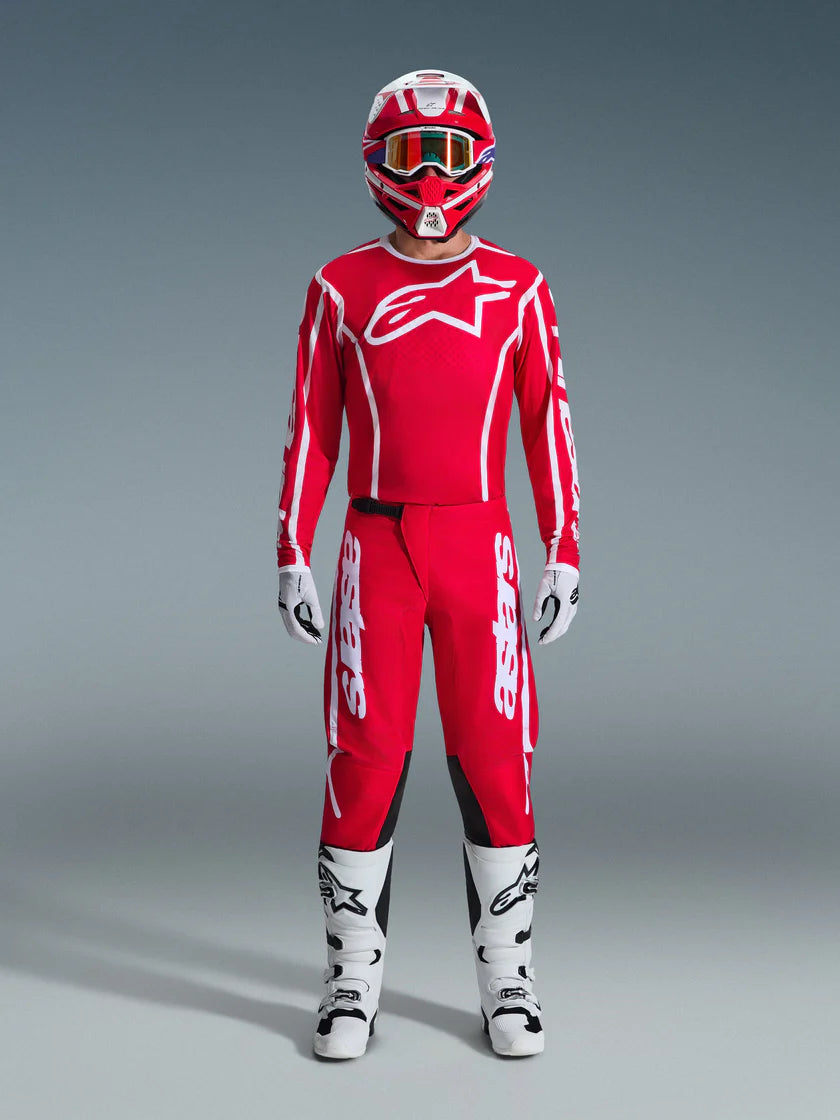 Tenue Cross Complète Fluid Apex Rouge ALPINESTARS