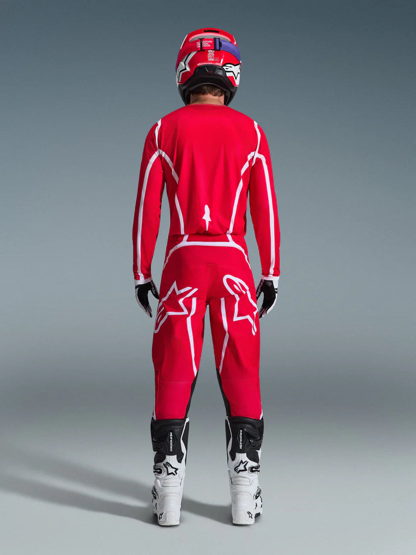 Tenue Cross Complète Fluid Apex Rouge ALPINESTARS