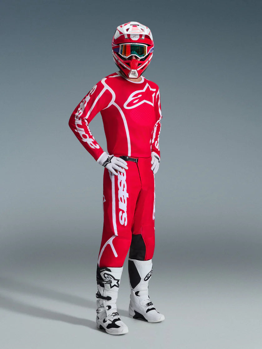 Tenue Cross Complète Fluid Apex Rouge ALPINESTARS