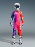Tenue Cross Complète Fluid Apex Rouge Violet ALPINESTARS