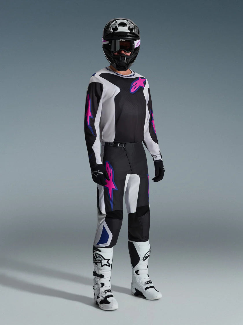 Tenue Cross Complete Fluid Grid Noir-Rose ALPINESTARS