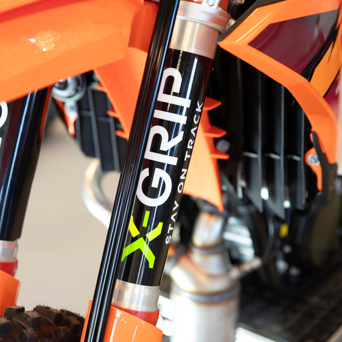 Fourche-Sticker Kit X-GRIP enduro motocross
