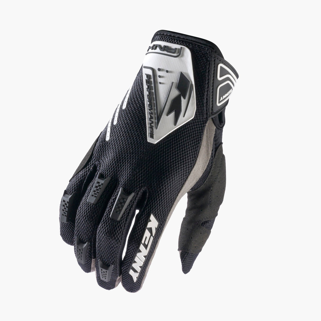 Gants Kenny Performance 2027 noirs à ajouter à la tenue Ranger - option motocross enduro