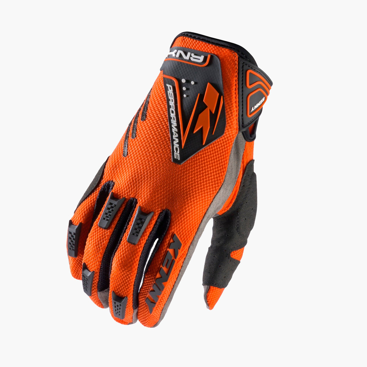 Gants Kenny Performance 2027 orange à ajouter à la tenue orange - option motocross enduro