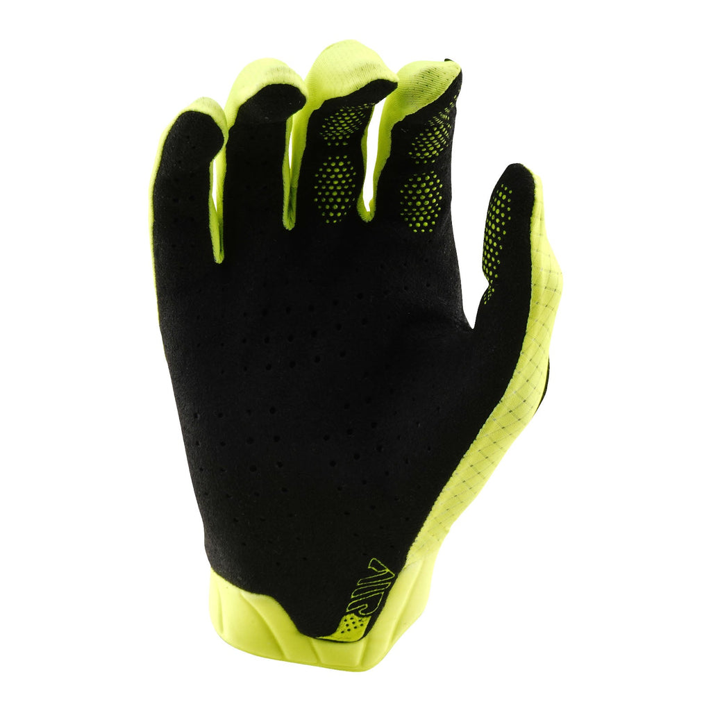 Gants Troy Lee Designs Air Mono Jaune Fluo - vue paume