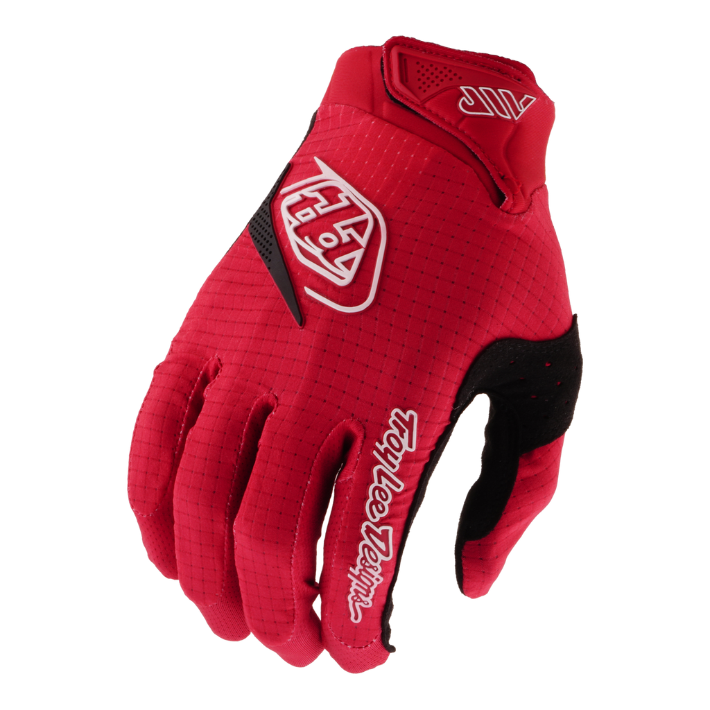 Gants Troy Lee Designs Air Mono Rouge Foncé Scarlet Glo - vue de dessus
