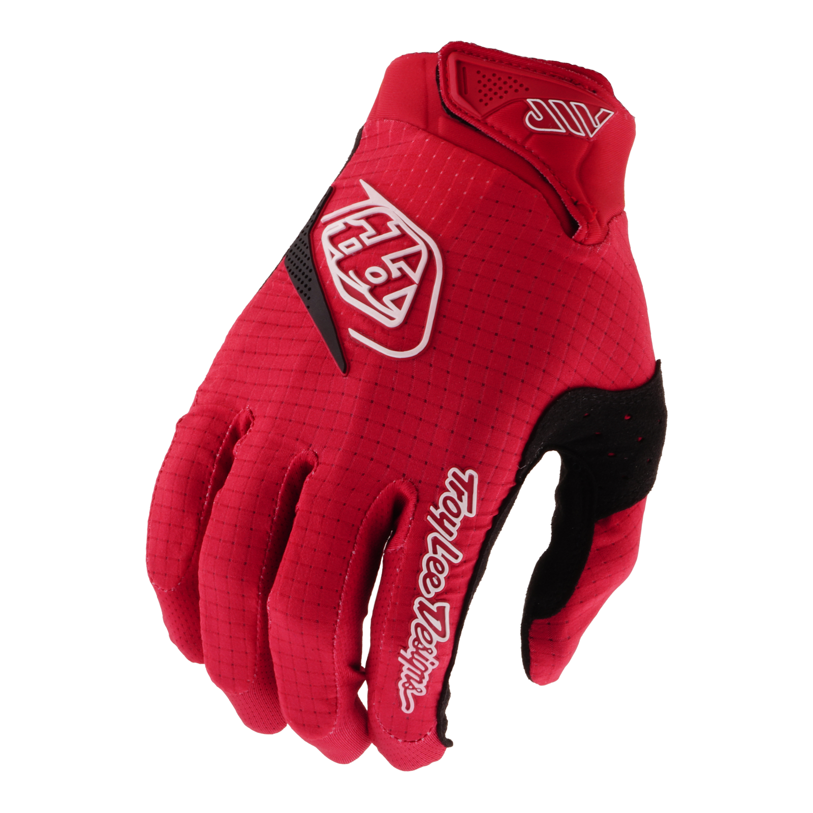 Gants Troy Lee Designs Air Mono Rouge Foncé Scarlet Glo - vue de dessus