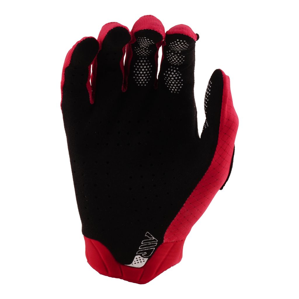 Gants Troy Lee Designs Air Mono Rouge Foncé Scarlet Glo - vue paume