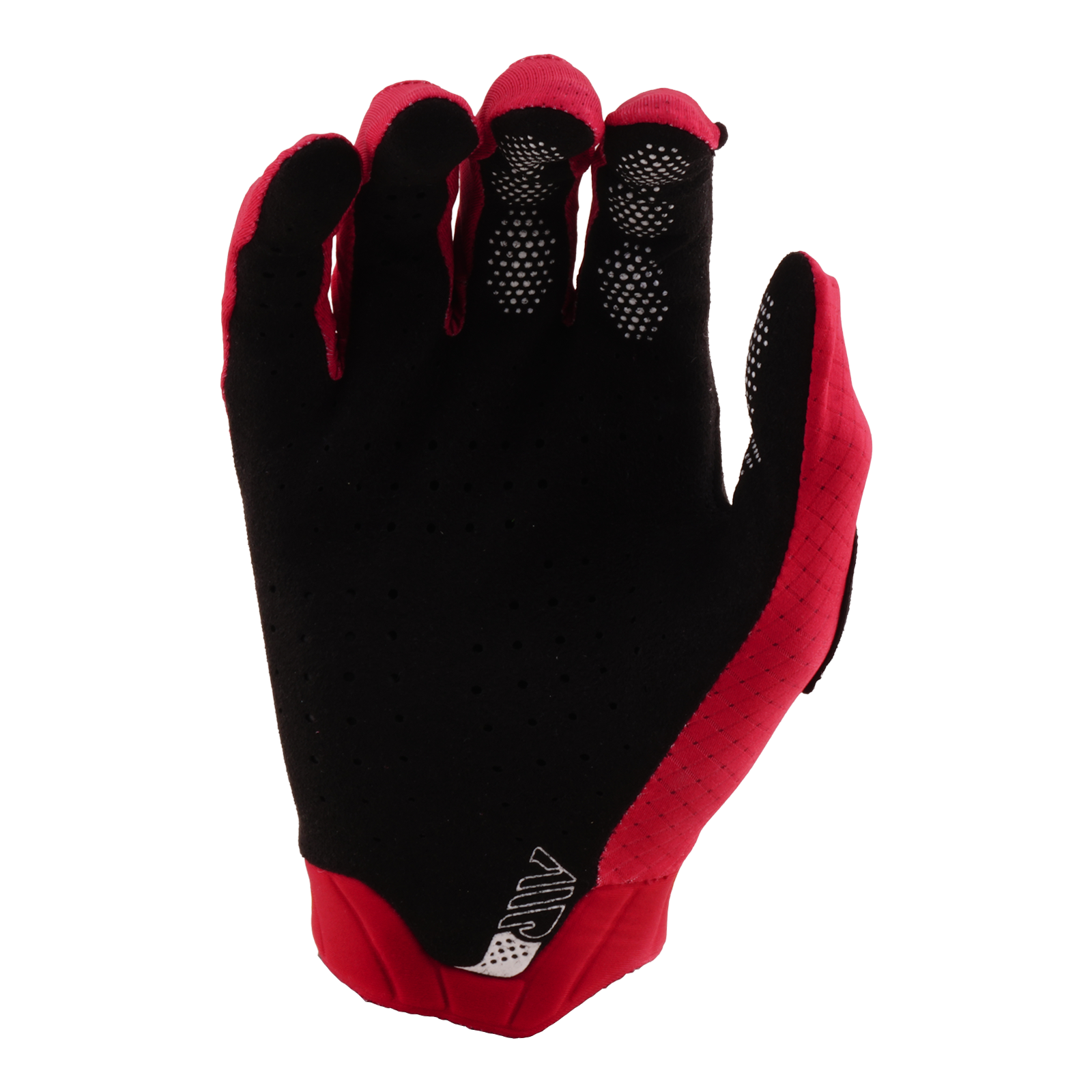 Gants Troy Lee Designs Air Mono Rouge Foncé Scarlet Glo - vue paume