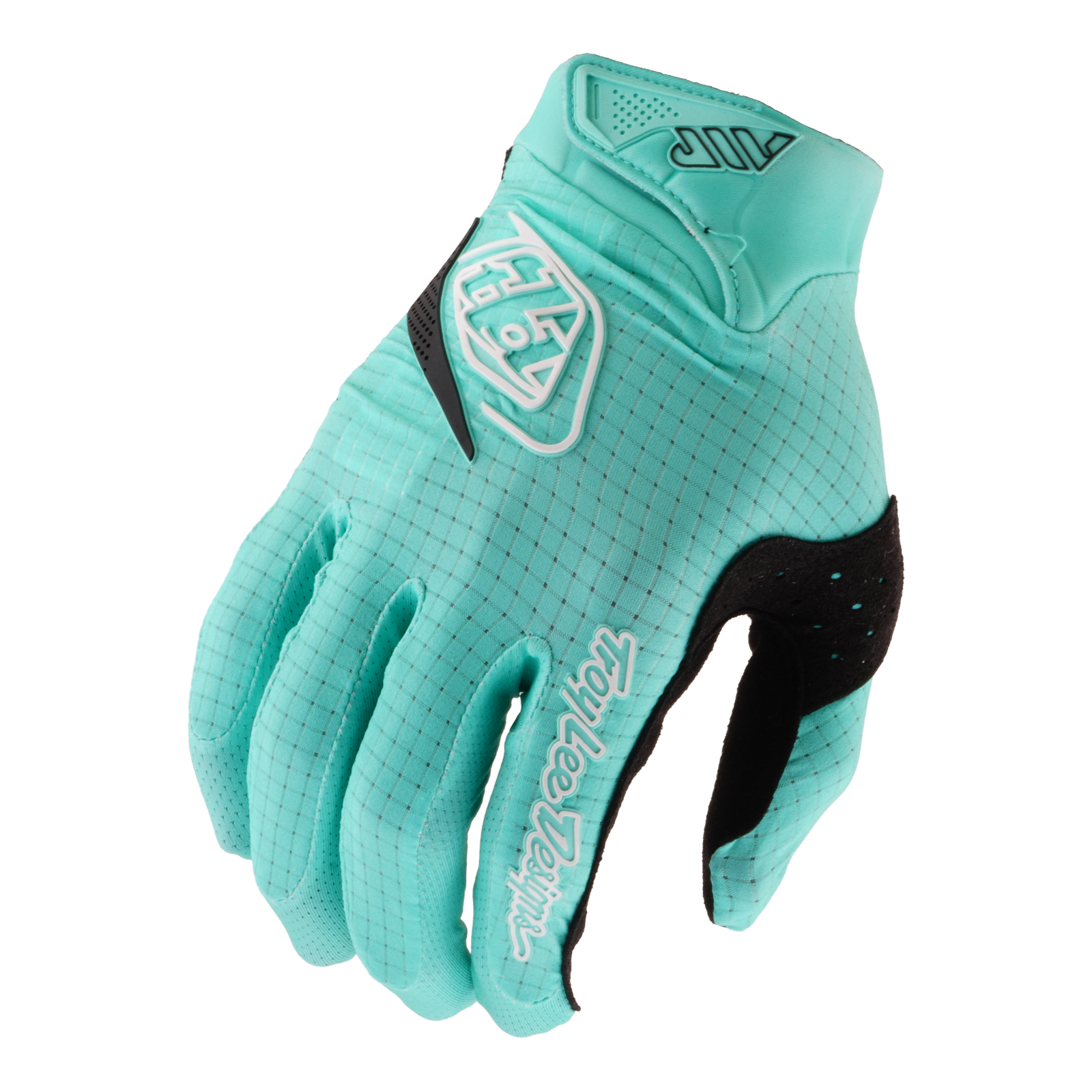 Gants Troy Lee Designs Air Mono Turquoise Real Teal - vue de dessus