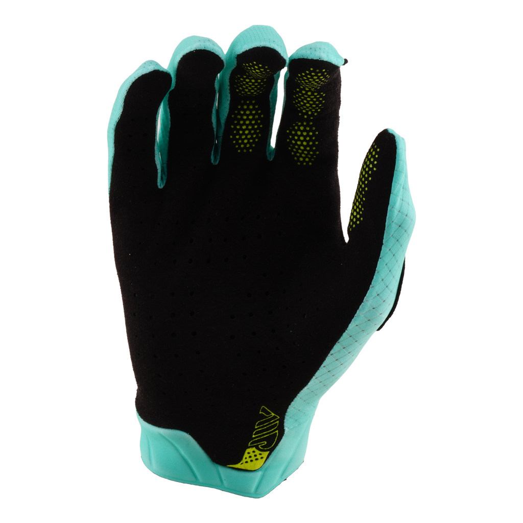 Gants Troy Lee Designs Air Mono Turquoise Real Teal - vue paume
