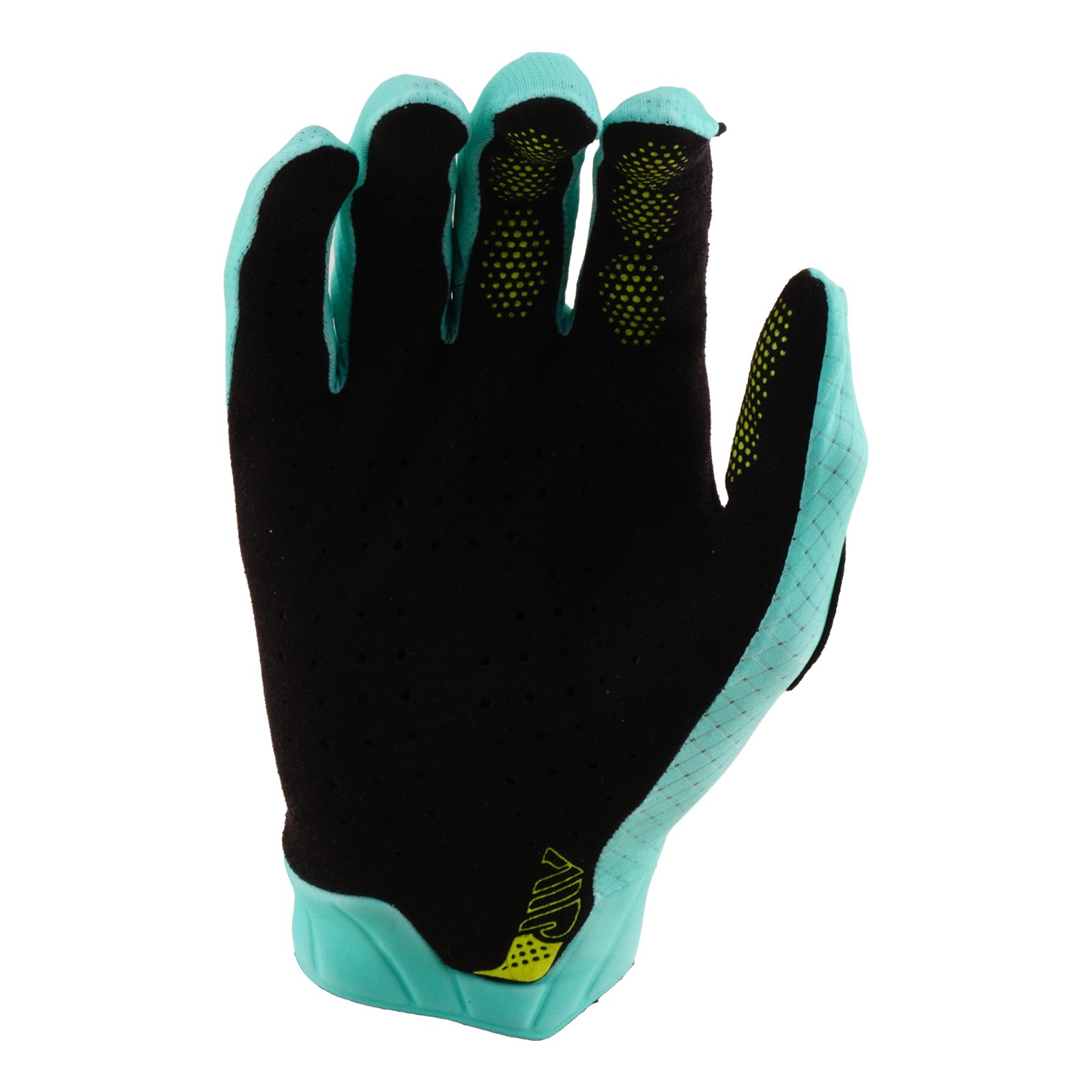 Gants Troy Lee Designs Air Mono Turquoise Real Teal - vue paume