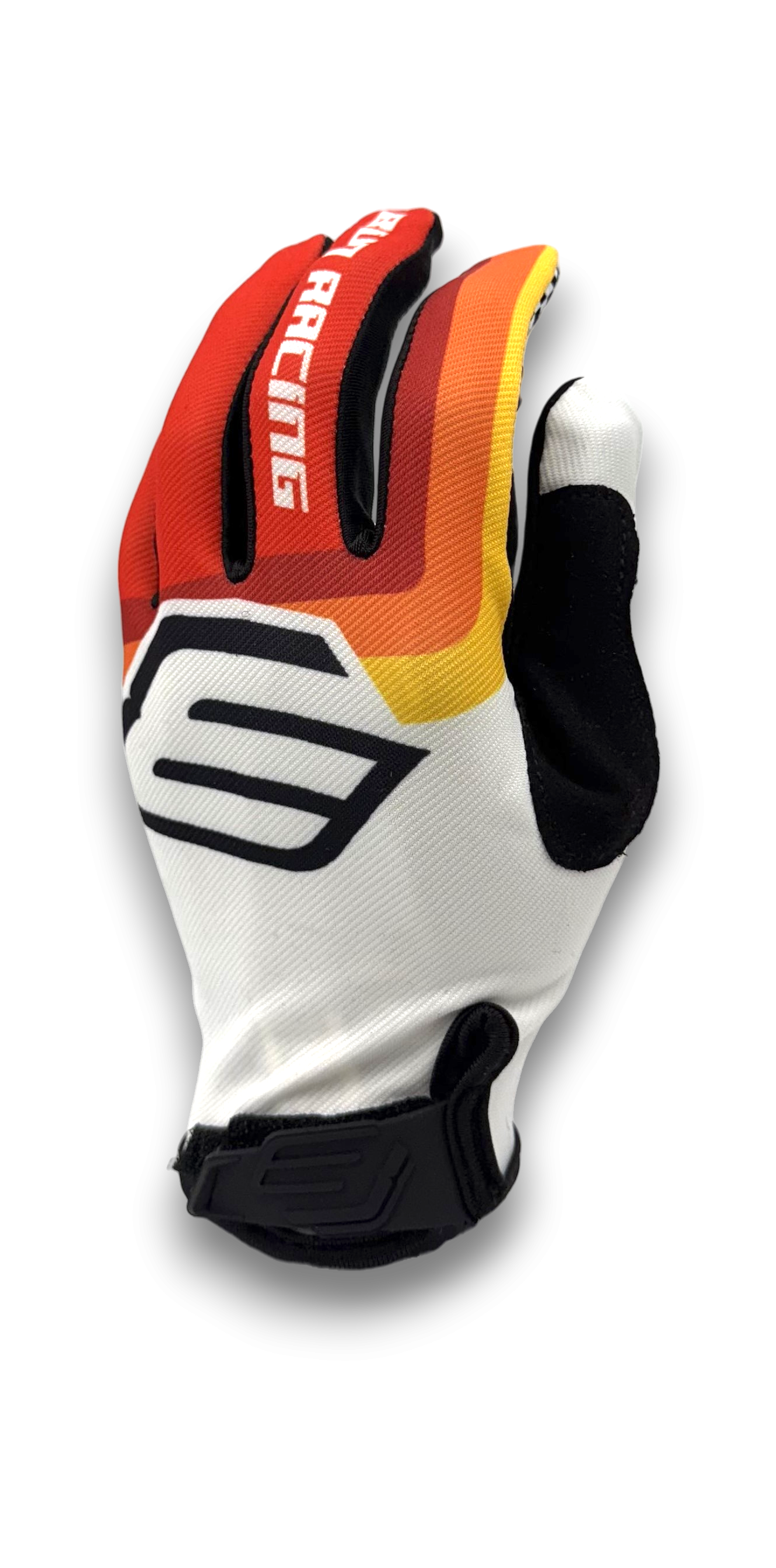 Gants Enfant SX Lite 95 Blanc/Jaune/Rouge BUD RACING