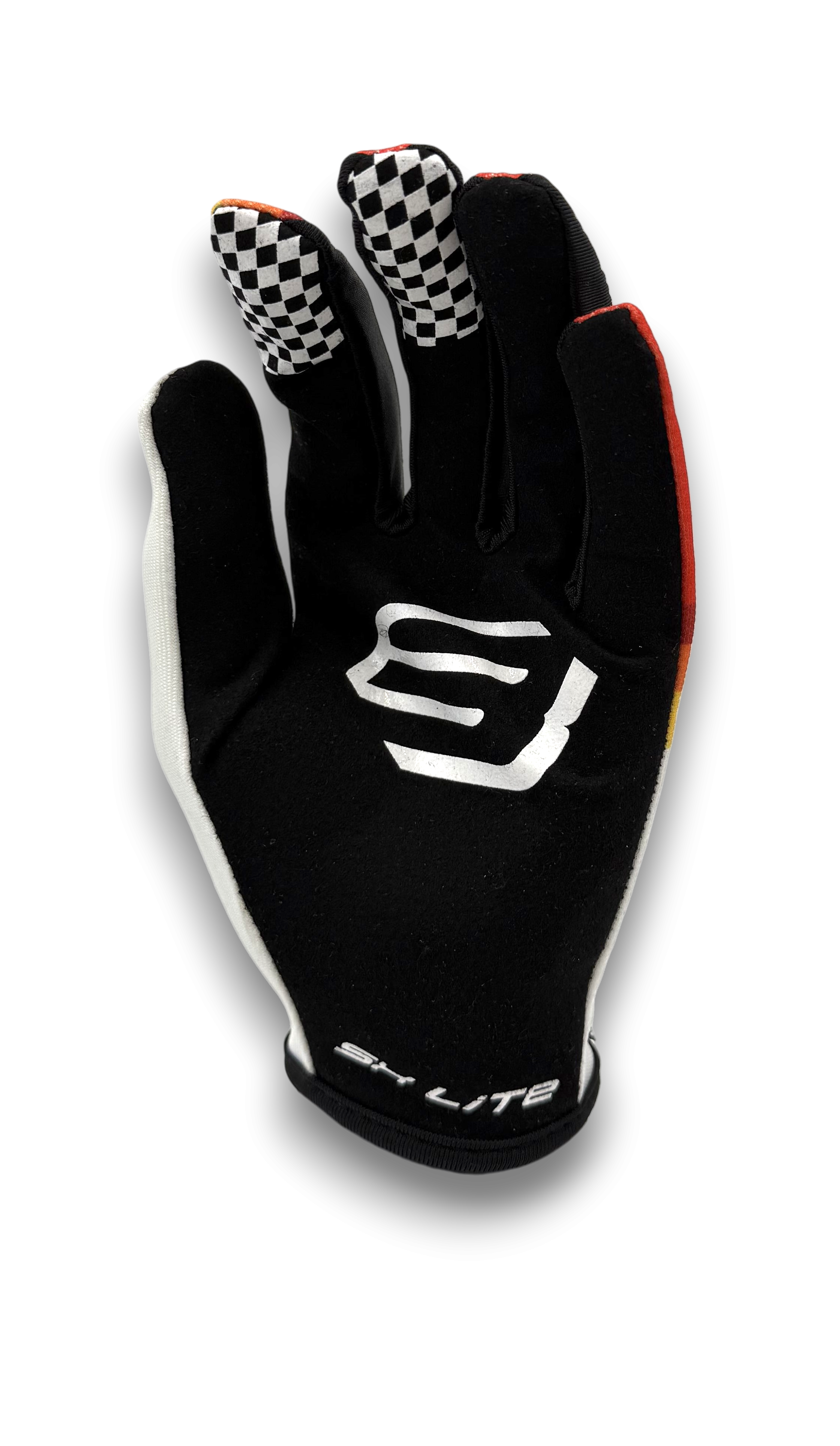 Gants Enfant SX Lite 95 Blanc/Jaune/Rouge BUD RACING