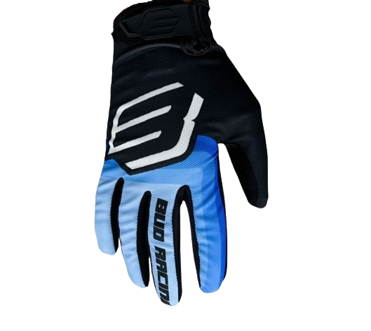 Gants Enfant SX Lite 95 Noir/Bleu BUD RACING