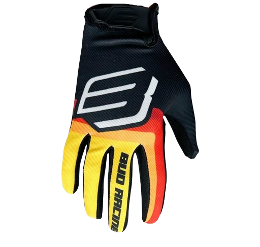 Gants Enfant SX Lite 95 Noir/Rouge/Jaune BUD RACING