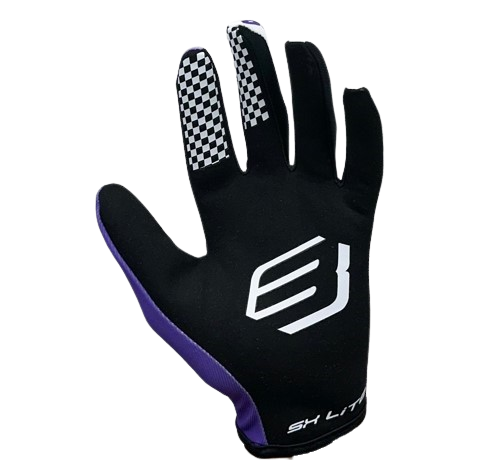 Gants Enfant SX Lite 95 Violet/Blanc BUD RACING
