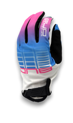 Gants Enfant SX Lite Neon  Blanc/Bleu/Rose BUD RACING