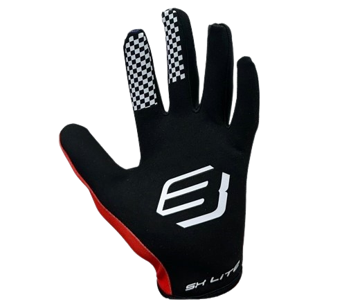 Gants Enfant SX Lite Neon  Blanc/Bleu/Rouge BUD RACING