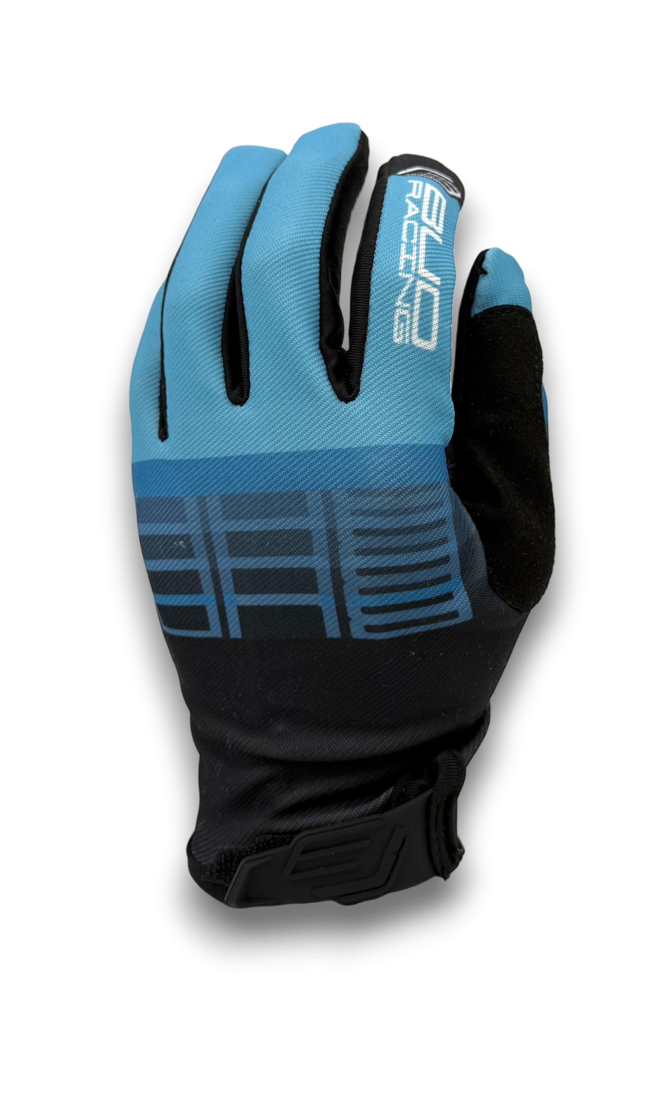 Gants Enfant SX Lite Neon Bleu/Noir BUD RACING