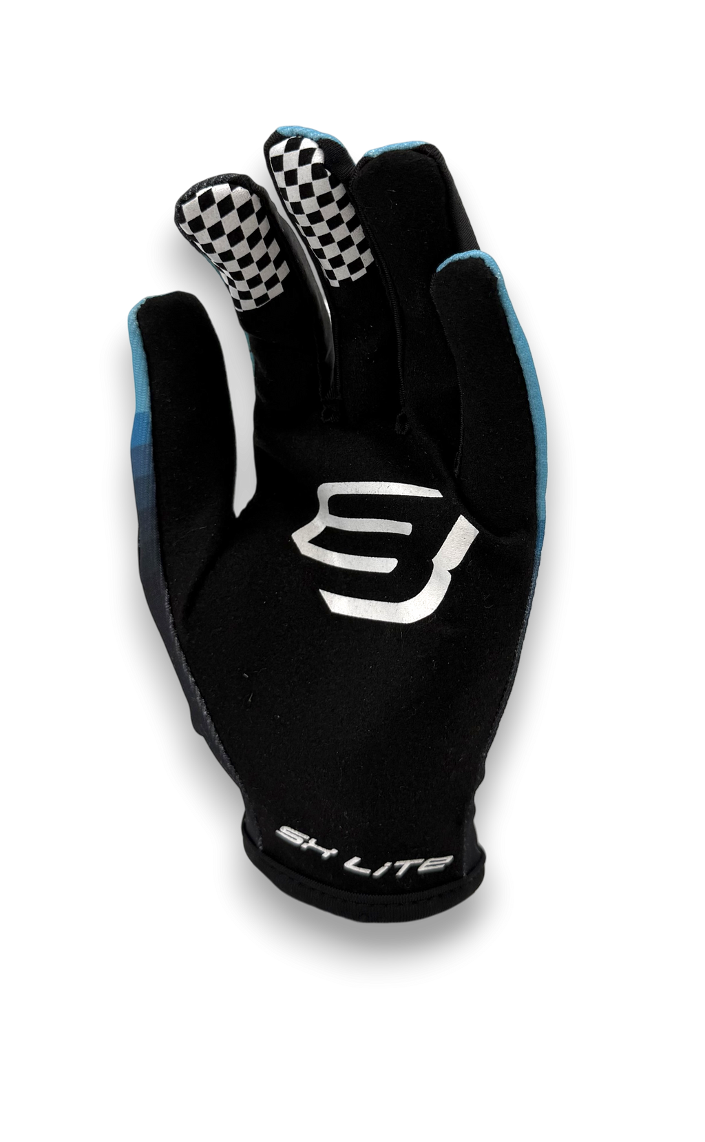 Gants Enfant SX Lite Neon Bleu/Noir BUD RACING