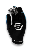 Gants Enfant SX Lite Neon Bleu/Noir BUD RACING