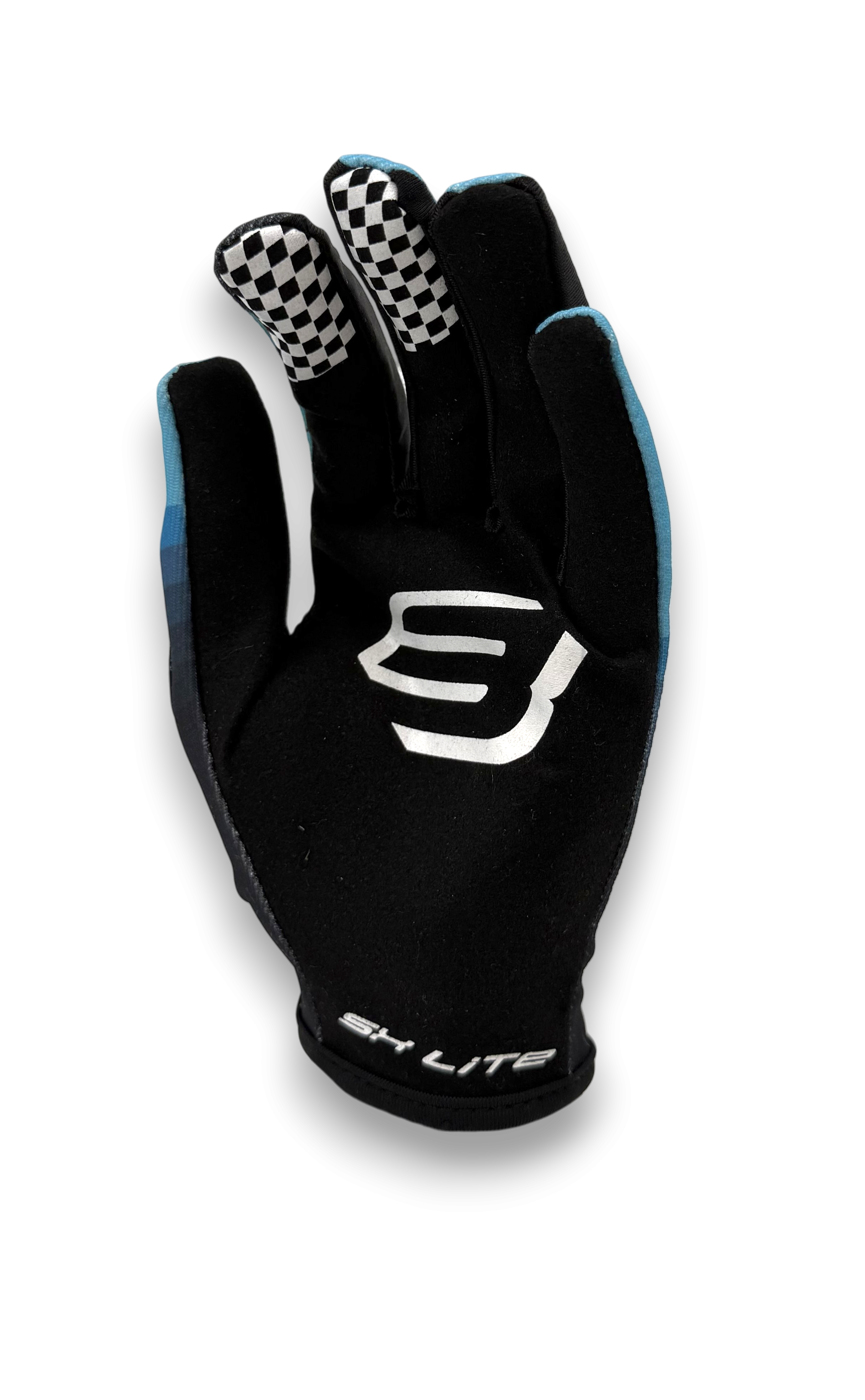 Gants Enfant SX Lite Neon Bleu/Noir BUD RACING