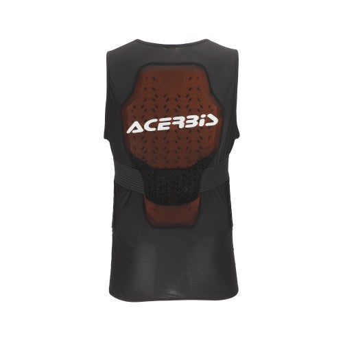 Gilet Acerbis Flux Air Vest D3O 0026742 - vue de profil, zip latéral SBS