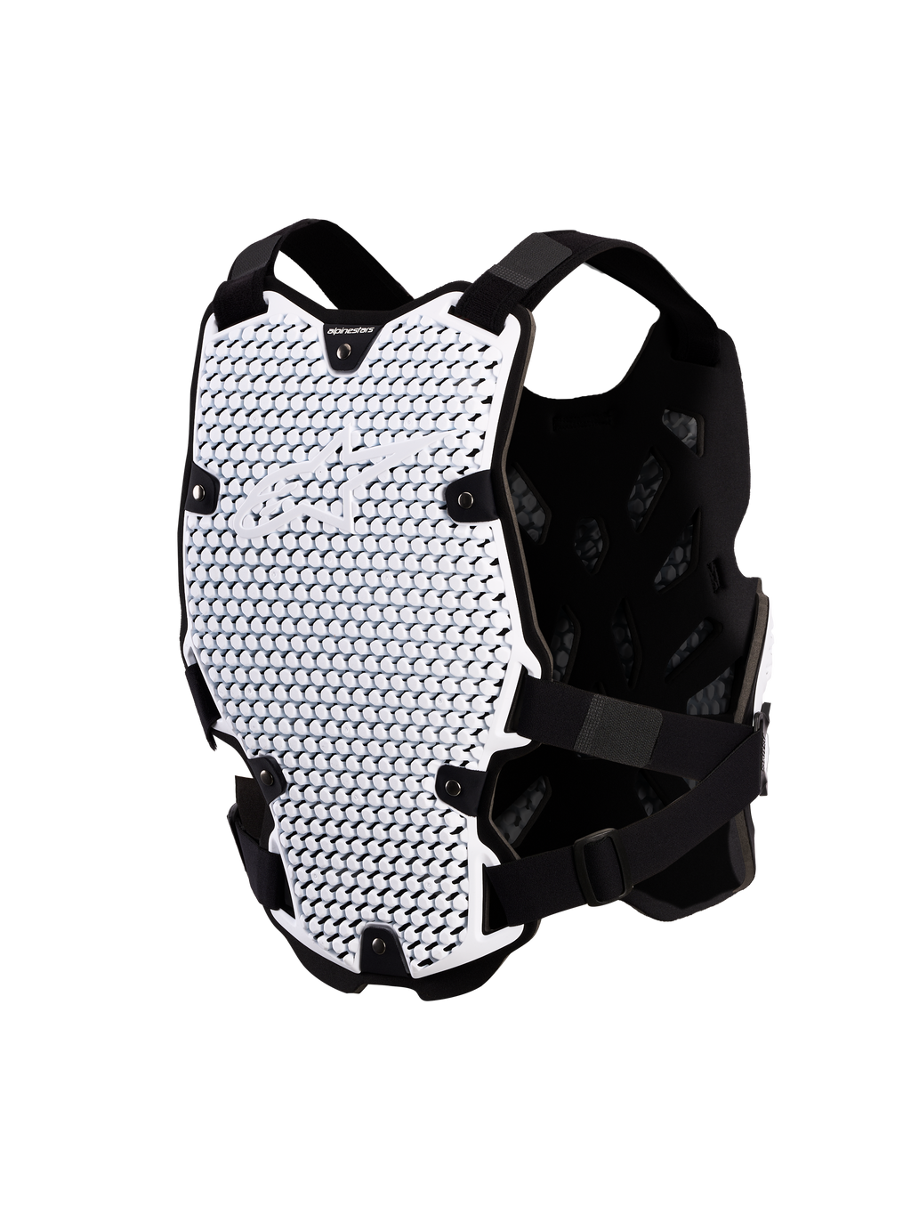 Gilet de protection Alpinestars Bionic Action V2 blanc et noir réf 6700127-21 vue de dos