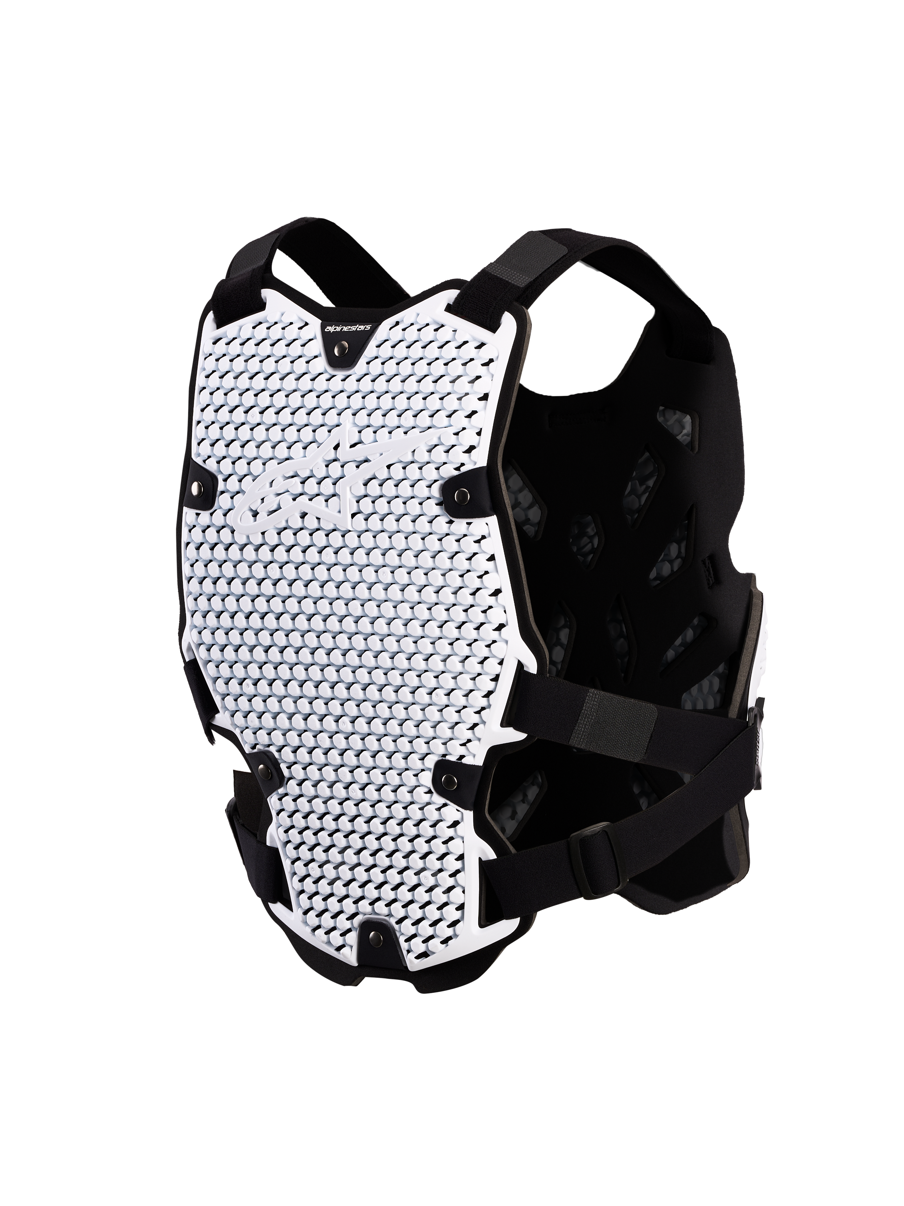 Gilet de protection Alpinestars Bionic Action V2 blanc et noir réf 6700127-21 vue de dos