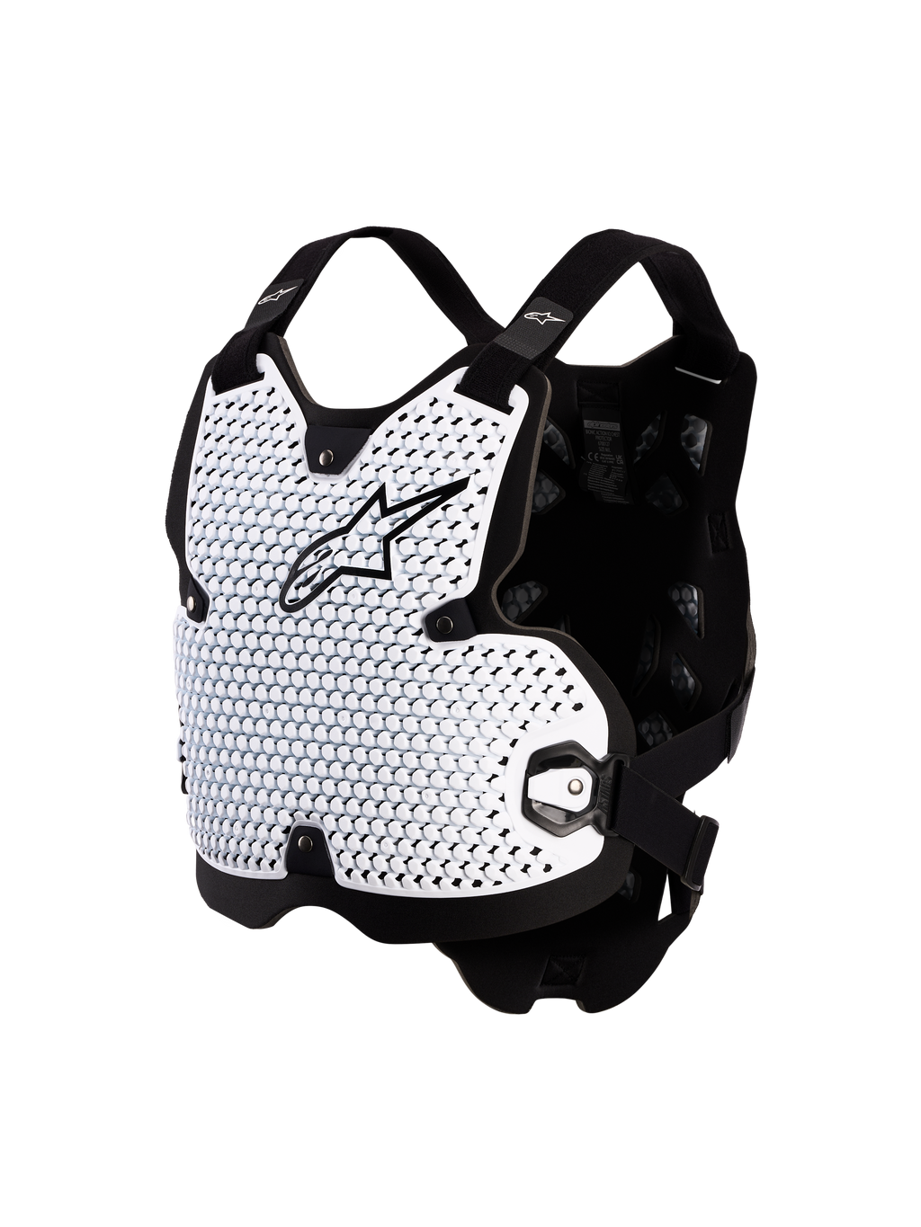 Gilet de protection Alpinestars Bionic Action V2 blanc et noir réf 6700127-21 vue de face