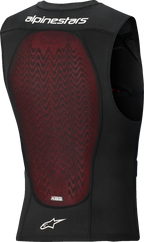Gilet de protection Alpinestars Bionic Plasma LT noir blanc réf 6500726-12 vue de dos