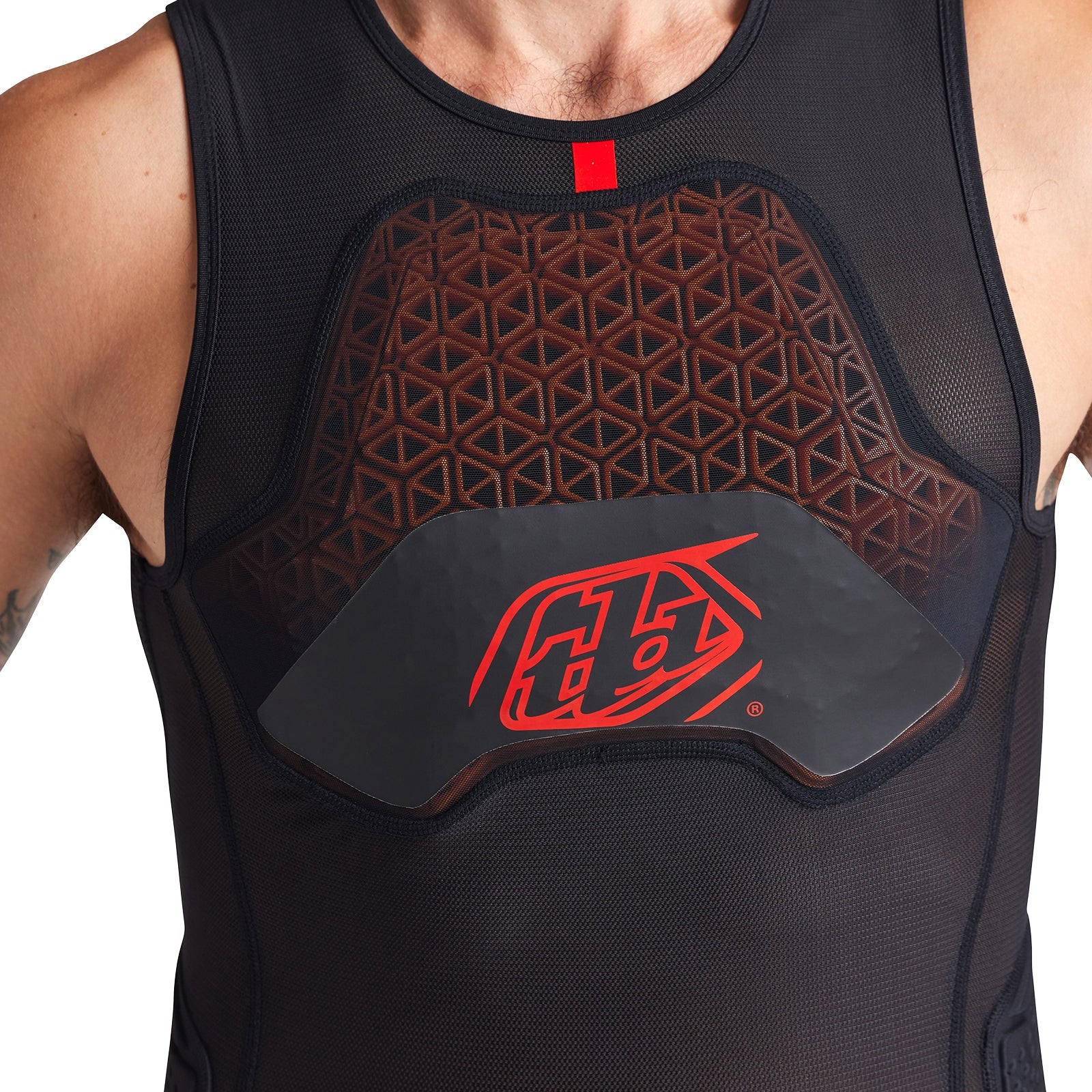 Gilet de protection Troy Lee Designs Stage Ghost D3O - détail du plastron D3O Ghost niveau 1