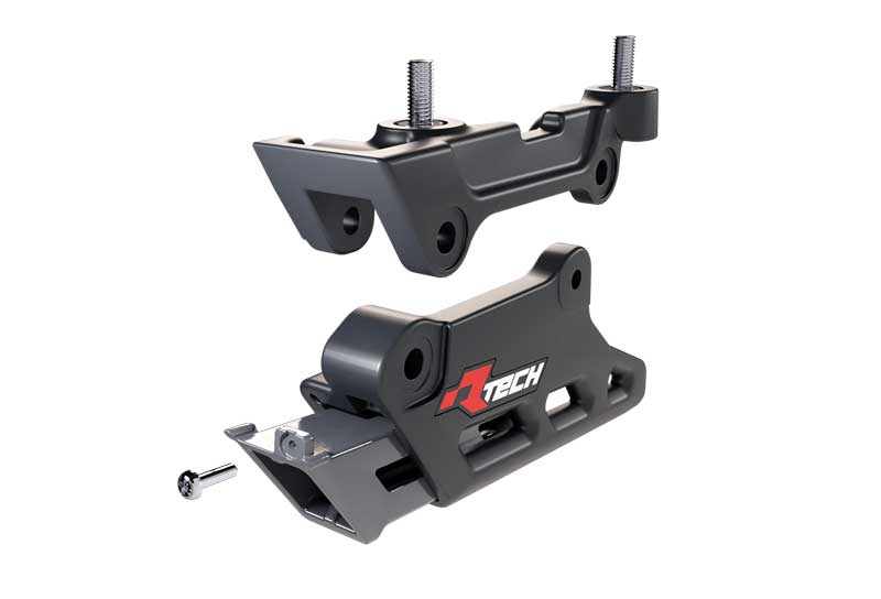 Guide-chaîne monobloc Rtech noir réf. R-CRUSTKNR0023 pour Stark Varg, vue d'ensemble