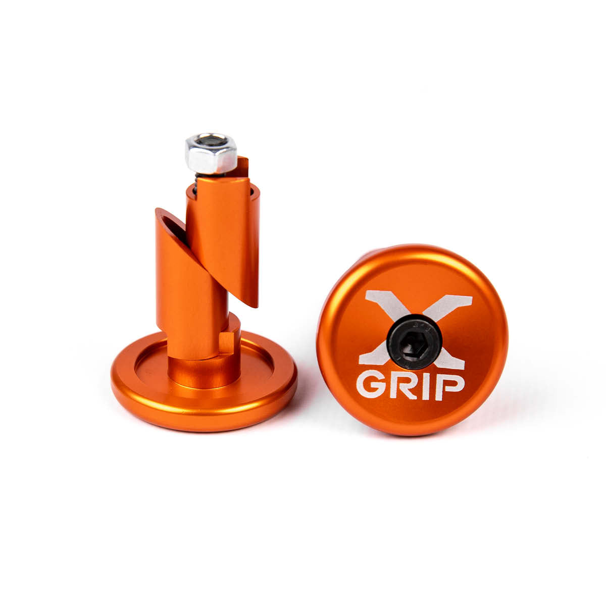 Embout de guidon X-GRIP orange XG-2692-008 enduro motocross