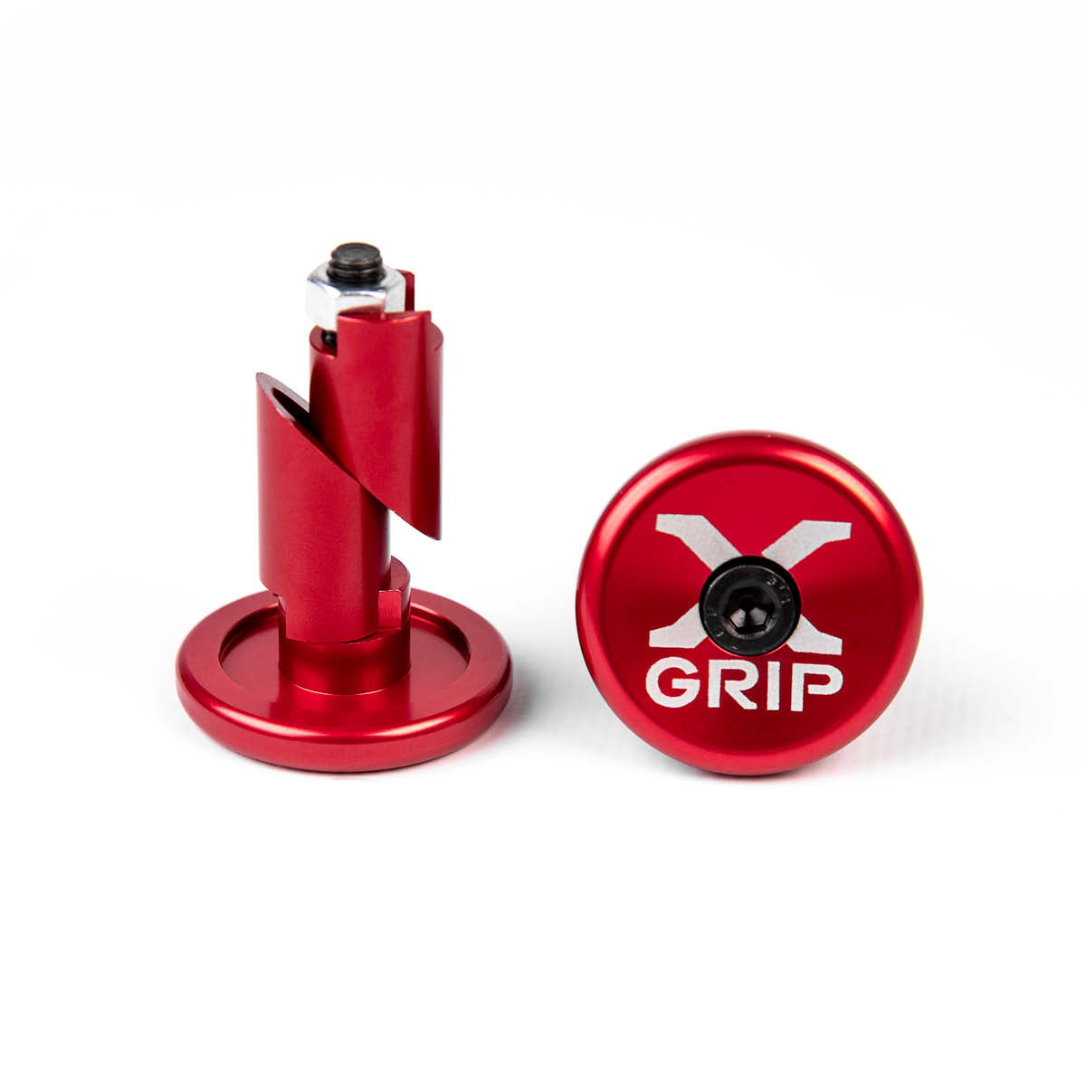 Embout de guidon X-GRIP rouge XG-2692-009 enduro motocross