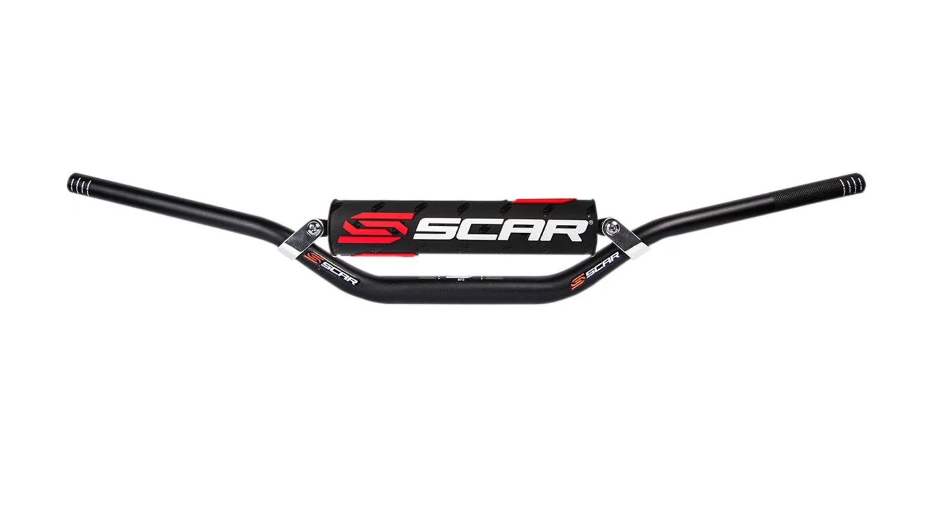 guidon scar x2 noir 99mm moto cross enduro aluminium haute resistance