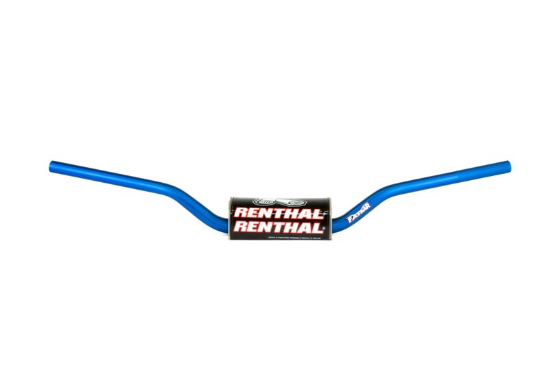 Guidon Renthal Fatbar 827 Villopoto Stewart bleu 28,6 mm pour motocross et enduro