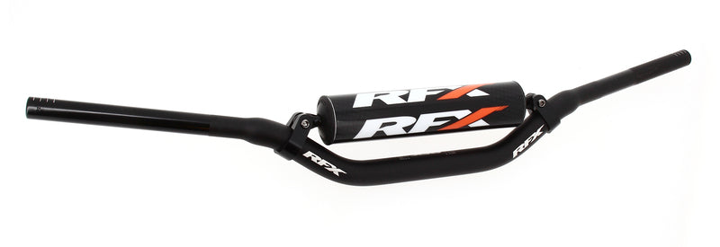 Guidon conique RFX Pro Series F8 cintre Stewart 28,6 mm noir avec barre