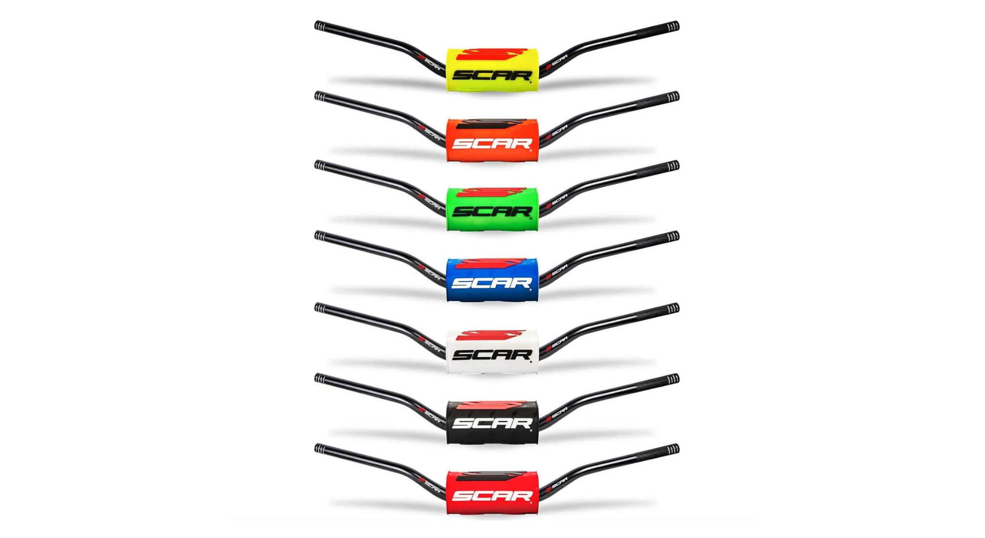 guidon scar o2 28 6 mm moto cross enduro aluminium haute performance