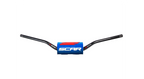 guidon scar o2 bleu 28 6 mm moto cross enduro aluminium haute performance