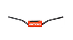 guidon scar o2 orange 28 6 mm moto cross enduro aluminium haute performance