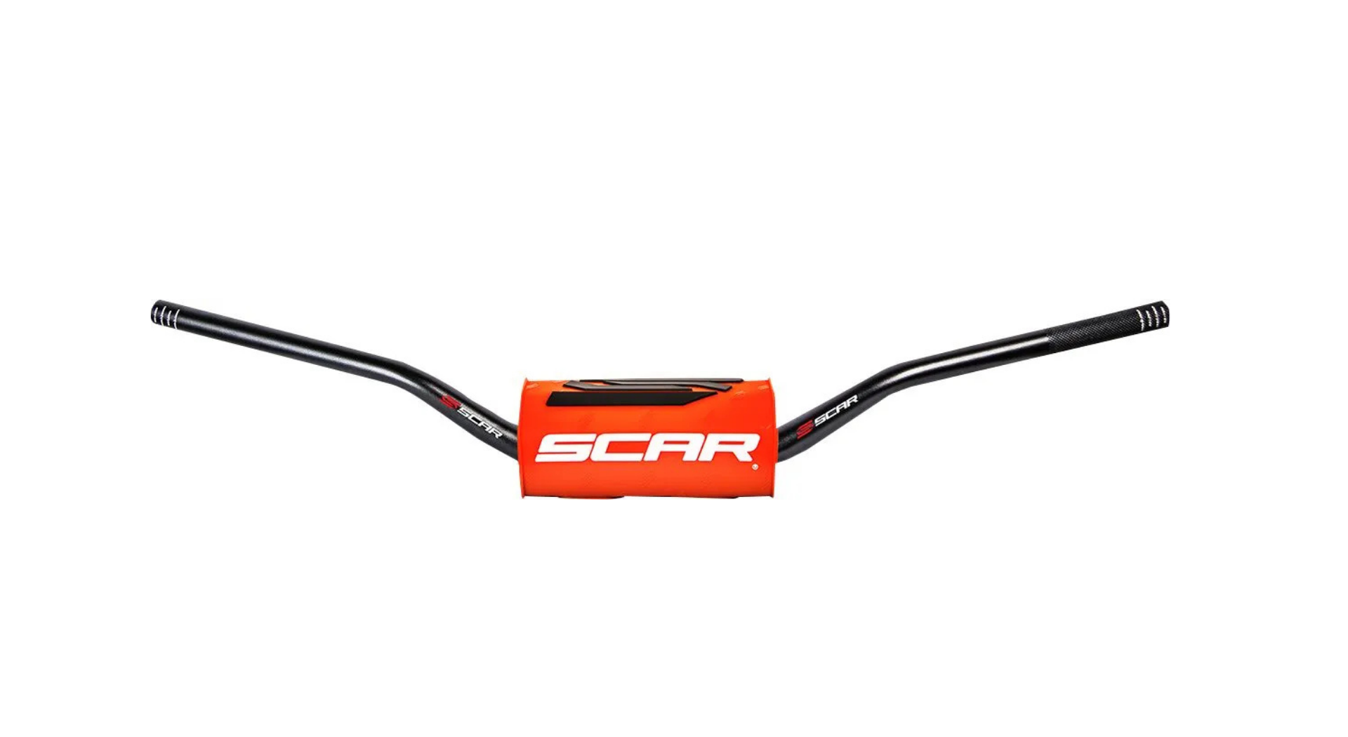 guidon scar o2 orange 28 6 mm moto cross enduro aluminium haute performance