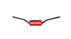 guidon scar o2 rouge 28 6 mm moto cross enduro aluminium haute performance