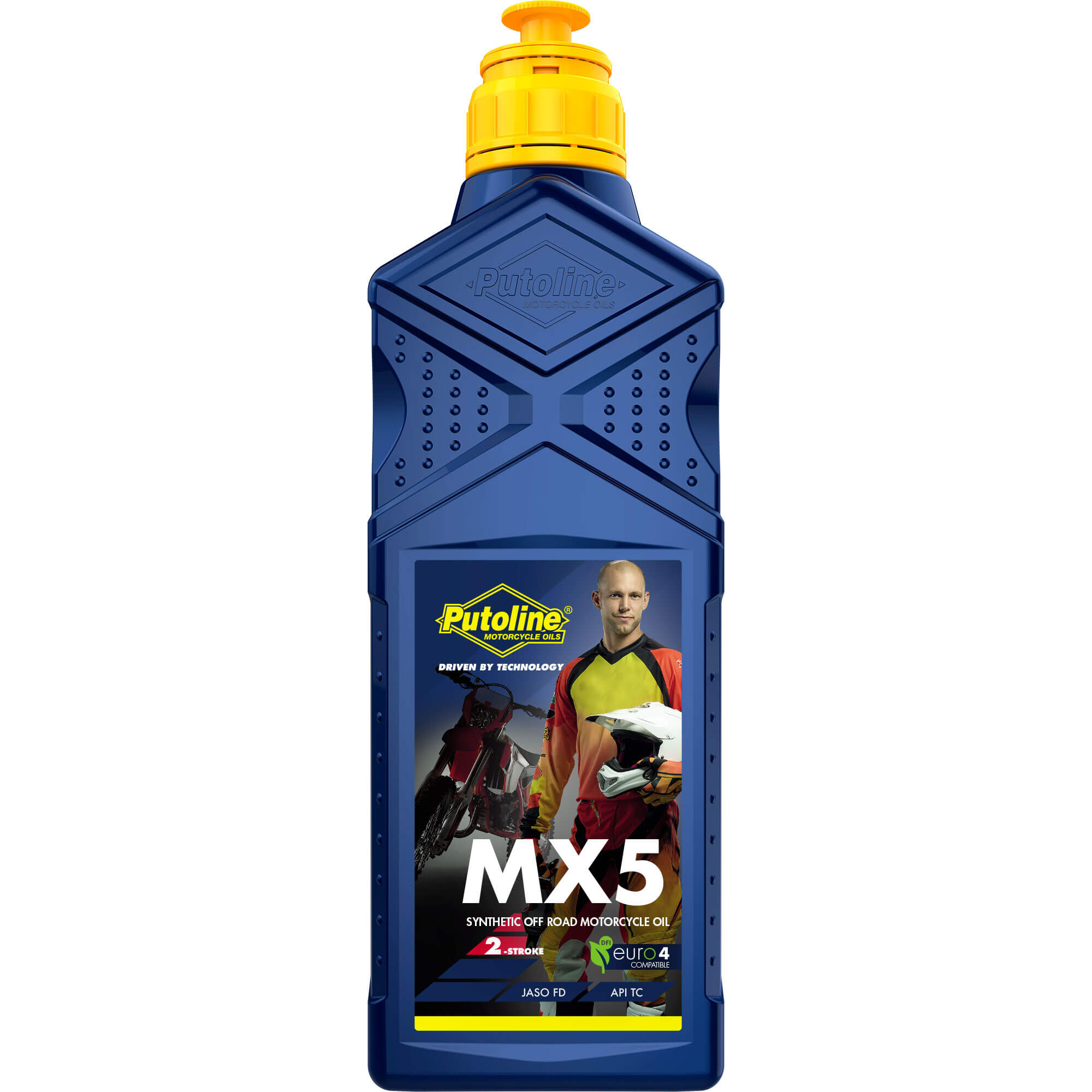 huile moteur 2 temps putoline mx5 motocross enduro haute performance