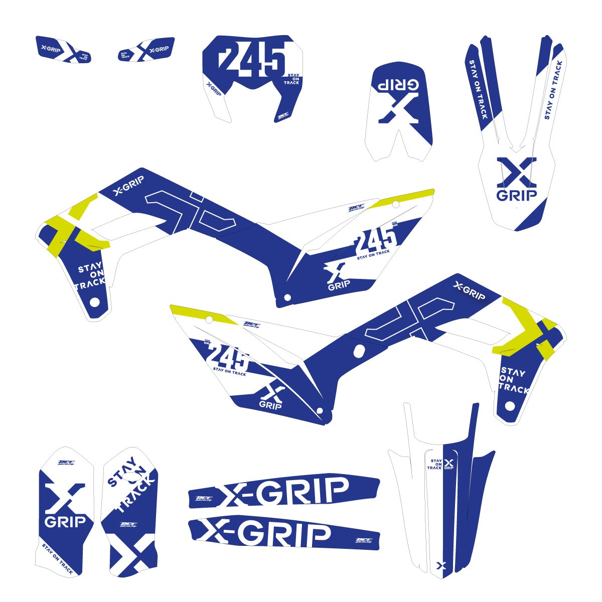 Kit Déco X-GRIP SHERCO