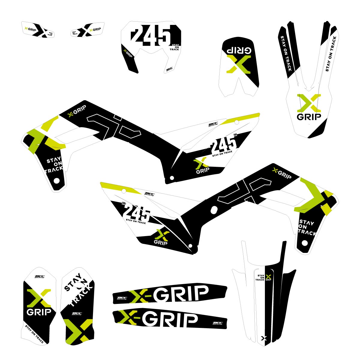 Kit Déco X-GRIP SHERCO